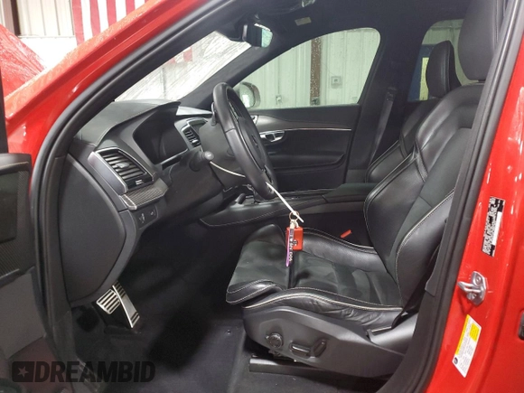 2019 Volvo XC90 R-Design with VIN YV4A22PM9K1448900, listed as a Copart auction lot 56114025 with 58,639 mi miles and Salvage title. Bid and sale history available at DreamBid. Image 7.