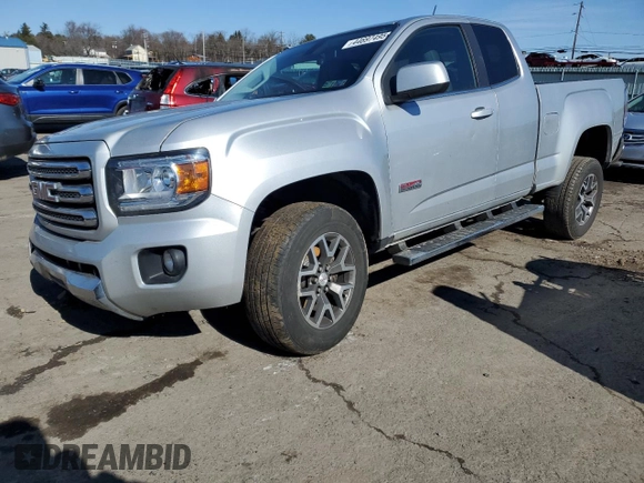 2015 GMC Canyon 4WD SLE with VIN 1GTH6BE33F1219781, listed as a Copart auction lot 44697495 with 0 mi miles and Salvage Title. Bid and sale history available at carsss.com. Image 1.