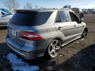 2014 Mercedes-Benz M 350 with VIN 4JGDA2EB9EA316756, listed as a Copart auction lot 46580665 with Not Provided miles and Non Repairable. Bid and sale history available at DreamBid. Image 3.