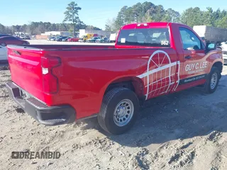 2020 Chevrolet Silverado 1500 Work Truck with VIN 3GCNWAEH3LG345516, listed as a IAAI auction lot 41593718 with 76,297 mi miles. Bid and sale history available at carsss.com. Image 4.