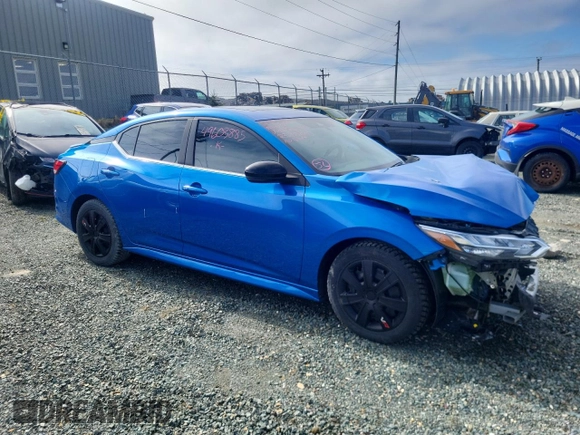2023 Nissan Sentra SR with VIN 3N1AB8DV6PY266970, listed as a Copart auction lot 49603885 with 21,206 mi miles and Salvage Title. Bid and sale history available at DreamBid. Image 4.