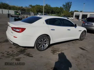 2014 Maserati Quattroporte GTS z VIN ZAM56PPA0E1082028, wystawiony jako Copart lot #44642825 z przebiegiem 36 299 mil mil oraz Szkoda całkowita • Salvage title. Historia ofert i sprzedaży dostępna na DreamBid. Obrazek 3.