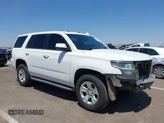 2015 Chevrolet Tahoe Commercial with VIN 1GNSK3EC9FR622941, listed as a IAAI auction lot 42592315 with 239,334 mi miles and . Bid and sale history available at DreamBid. Image 1.