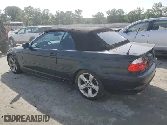 2006 BMW 3 Series 325Ci with VIN WBABW33436PX84792, listed as a Copart auction lot 57398335 with 147,239 mi miles and Clean title. Bid and sale history available at DreamBid. Image 2.