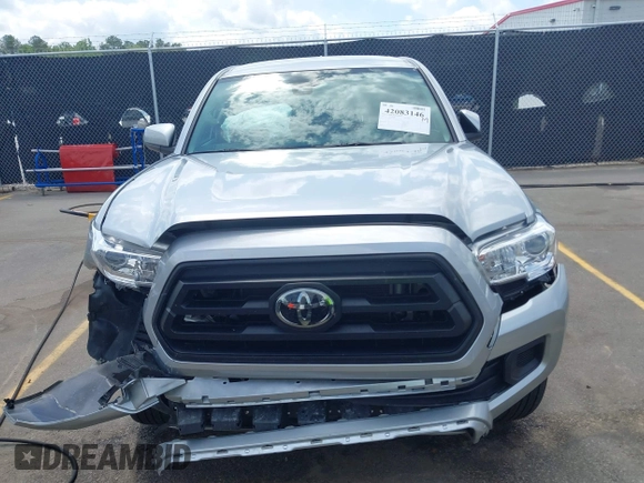 2023 Toyota Tacoma SR with VIN 3TYCZ5AN4PT149730, listed as a IAAI auction lot 42083146 with 31,731 mi miles and . Bid and sale history available at DreamBid. Image 12.