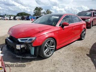 2018 Audi A3 Sedan Premium Plus with VIN WAUJ8GFFXJ1045487, listed as a Copart auction lot 69340673 with 22,161 mi miles. Bid and sale history available at carsss.com. Image 1.