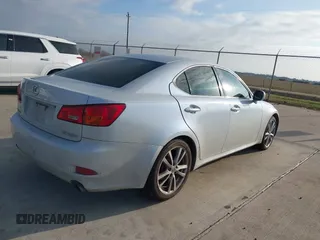 2006 Lexus IS 250 Manual with VIN JTHBK262265005007, listed as a IAAI auction lot 41583836 with 1 mi miles. Bid and sale history available at carsss.com. Image 4.