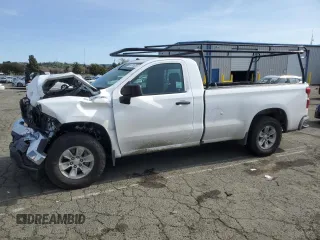 2021 Chevrolet Silverado 1500 Work Truck with VIN 3GCNWAEF7MG317850, listed as a Copart auction lot 49791675 with 75,586 mi miles and Salvage Title. Bid and sale history available at carsss.com. Image 1.