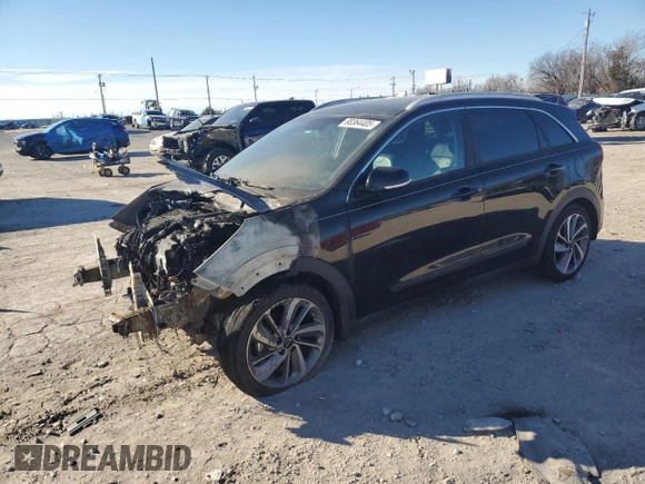 2017 Kia Niro Touring with VIN KNDCE3LC3H5055143, listed as a Copart auction lot 88364405 with 0 mi miles and Salvage Title. Bid and sale history available at carsss.com. Image 1.