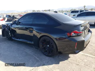 2024 BMW M2 with VIN 3MF13DM07R8E22344, listed as a Copart auction lot 51375944 with 0 mi miles and Salvage Title. Bid and sale history available at carsss.com. Image 2.