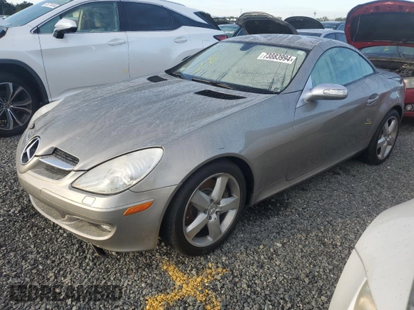 2005 Mercedes-Benz SLK 230/320 with VIN WDBWK56F75F028152, listed as a Copart auction lot 78779524 with Not Provided miles and Salvage Title. Bid and sale history available at DreamBid. Image 1.