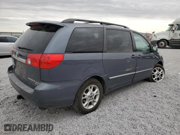 2006 Toyota Sienna XLE with VIN 5TDBA22C96S058834, listed as a Copart auction lot 78205314 with 153,446 mi miles and Salvage Title. Bid and sale history available at carsss.com. Image 3.