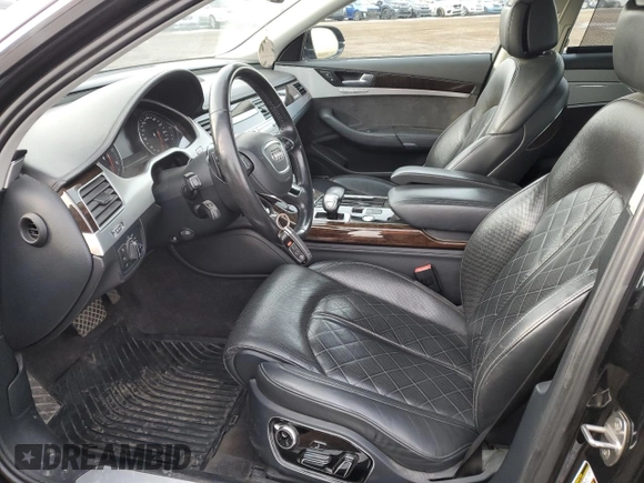 2013 Audi A8 L 3.0L with VIN WAURGAFD5DN004442, listed as a Copart auction lot 49065665 with 149,296 mi miles and Clean Title. Bid and sale history available at carsss.com. Image 7.