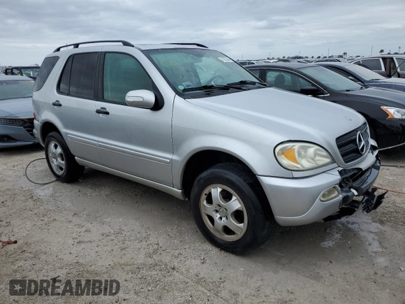 2003 Mercedes-Benz M-Class 3.2L with VIN 4JGAB54E13A395009, listed as a Copart auction lot 74373284 with 232,322 mi miles and Salvage Title. Bid and sale history available at carsss.com. Image 4.