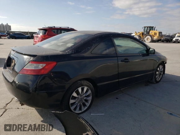 2009 Honda Civic Cpe EX with VIN 2HGFG128X9H503169, listed as a Copart auction lot 52899315 with 0 mi miles and Salvage Title. Bid and sale history available at carsss.com. Image 3.