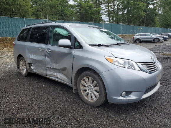 2016 Toyota Sienna Ltd with VIN 5TDDK3DCXGS135379, listed as a Copart auction lot 43290365 with 112,488 mi miles and Salvage Title. Bid and sale history available at carsss.com. Image 4.