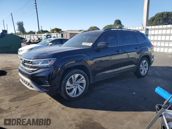 2022 Volkswagen Atlas SE with VIN 1V2JR2CAXNC529065, listed as a Copart auction lot 47360925 with 88,277 mi miles and Salvage title. Bid and sale history available at DreamBid. Image 1.
