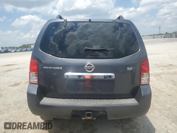 2010 Nissan Pathfinder SE with VIN 5N1AR1NB9AC600845, listed as a Copart auction lot 57846565 with 199,399 mi miles and Salvage title. Bid and sale history available at DreamBid. Image 6.
