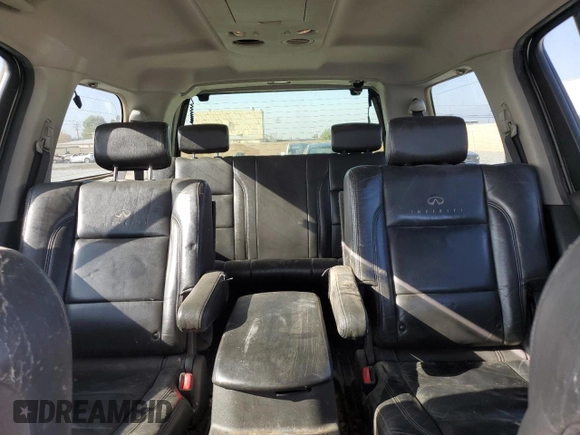 2004 Infiniti QX56 with VIN 5N3AA08A54N803932, listed as a Copart auction lot 83443694 with 0 mi miles and Salvage Title. Bid and sale history available at carsss.com. Image 10.