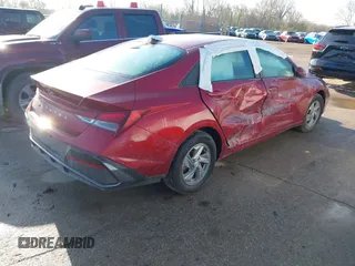 2024 Hyundai Elantra SE with VIN KMHLL4DG1RU744288, listed as a IAAI auction lot 40326384 with 11,656 mi miles and . Bid and sale history available at DreamBid. Image 4.
