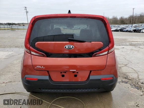 2021 Kia Soul S with VIN KNDJ23AU4M7755280, listed as a Copart auction lot 49553445 with Not Provided miles and Salvage Title. Bid and sale history available at DreamBid. Image 6.