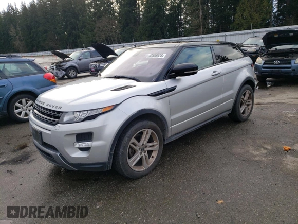 2012 Land Rover Range Rover Evoque Dynamic Premium with VIN SALVT1BG7CH637740, listed as a Copart auction lot 43558925 with 111,779 mi miles and Clean Title. Bid and sale history available at carsss.com. Image 1.
