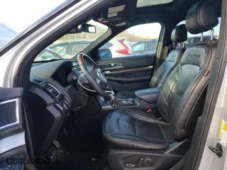 2017 Ford Explorer Platinum with VIN 1FM5K8HT9HGE17225, listed as a Copart auction lot 44321205 with 95,014 mi miles and Salvage Title. Bid and sale history available at carsss.com. Image 7.