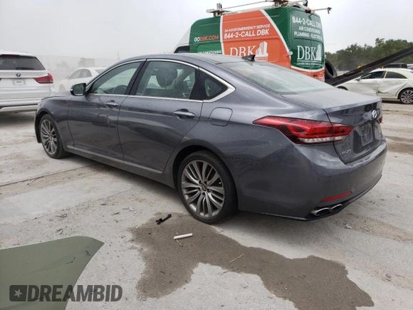 2015 Hyundai Genesis 5.0L with VIN KMHGN4JFXFU070032, listed as a Copart auction lot 68351644 with 132,828 mi miles and Non Repairable. Bid and sale history available at carsss.com. Image 2.