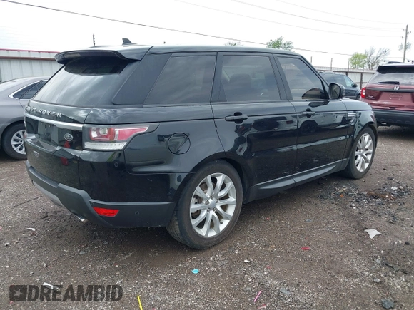 2016 Land Rover Range Rover Sport V6 Diesel HSE with VIN SALWR2KFXGA583834, listed as a IAAI auction lot 41882049 with 123,235 mi miles. Bid and sale history available at carsss.com. Image 4.