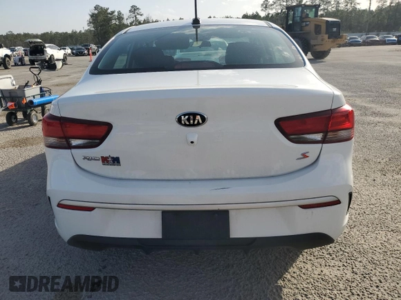 2021 Kia Rio LX with VIN 3KPA24AD6ME420396, listed as a Copart auction lot 46121885 with 53,484 mi miles and Salvage Title. Bid and sale history available at carsss.com. Image 6.