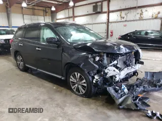 2018 Nissan Pathfinder SL with VIN 5N1DR2MM6JC623411, listed as a Copart auction lot 84332754 with 69,410 mi miles and Salvage Title. Bid and sale history available at carsss.com. Image 4.