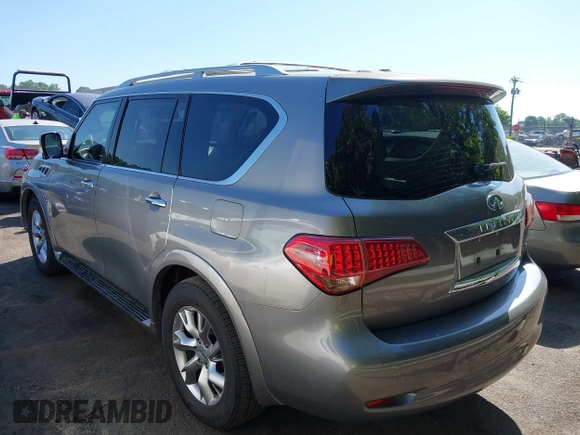 2011 Infiniti QX56 7-passenger with VIN JN8AZ2NE2B9001082, listed as a IAAI auction lot 42099158 with 219,685 mi miles and . Bid and sale history available at DreamBid. Image 3.