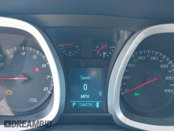 2011 Chevrolet Equinox LT with VIN 2CNFLPE55B6226698, listed as a IAAI auction lot 41976327 with 244,278 mi miles. Bid and sale history available at carsss.com. Image 7.
