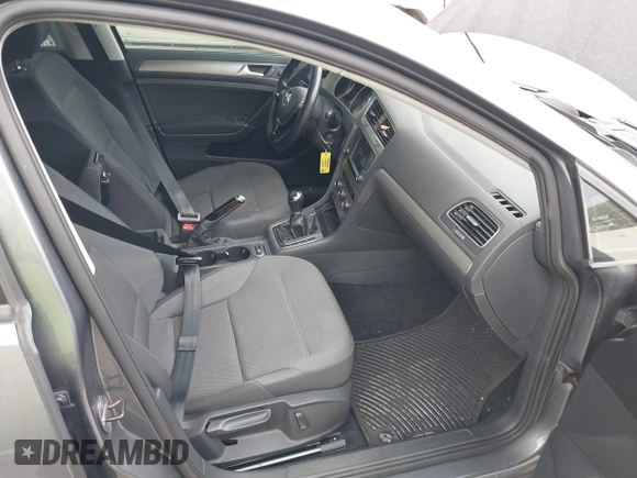 2017 Volkswagen Golf SportWagen S with VIN 3VWU17AU6HM528933, listed as a IAAI auction lot 41319147 with 66,438 mi miles. Bid and sale history available at carsss.com. Image 5.
