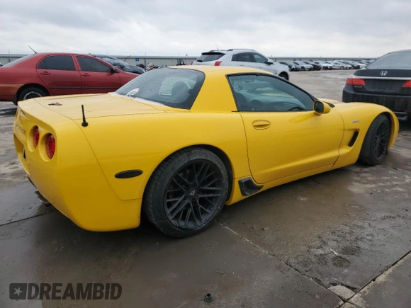2004 Chevrolet Corvette Z06 with VIN 1G1YY12S445111300, listed as a Copart auction lot 87840815 with 120,463 mi miles and Salvage Title. Bid and sale history available at carsss.com. Image 3.