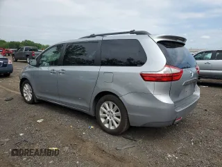 2015 Toyota Sienna LE with VIN 5TDJK3DC5FS120127, listed as a Copart auction lot 60461345 with 152,368 mi miles and Salvage title. Bid and sale history available at DreamBid. Image 2.