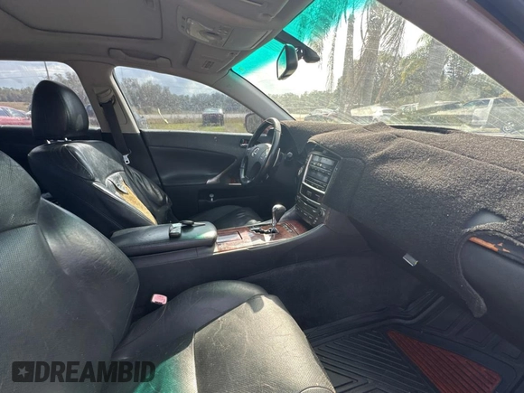 2006 Lexus IS 250 with VIN JTHCK262762007289, listed as a Copart auction lot 87474844 with 106,668 mi miles and Clean Title. Bid and sale history available at DreamBid. Image 5.