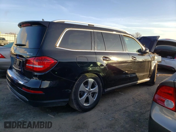 2019 Mercedes-Benz GLS 450 with VIN 4JGDF6EE1KB183192, listed as a Copart auction lot 77336863 with 59,349 mi miles and . Bid and sale history available at DreamBid. Image 3.