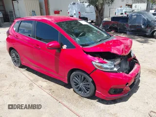 2020 Honda Fit Sport z VIN 3HGGK5H69LM725128, wystawiony jako IAAI lot #42249129 z przebiegiem 83 047 mil mil oraz . Historia ofert i sprzedaży dostępna na DreamBid. Obrazek 1.