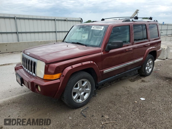 2008 Jeep Commander Limited с VIN 1J8HG58208C111040, выставлен на аукционе Copart как лот 62288045 с пробегом 160 462 миль миль и Чистый • Clean title. История ставок и продаж доступна на DreamBid. Изображение 1.