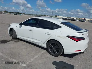 2024 Acura Integra Technology with VIN 19UDE4H69RA018119, listed as a IAAI auction lot 41561088 with 2,665 mi miles and . Bid and sale history available at DreamBid. Image 3.