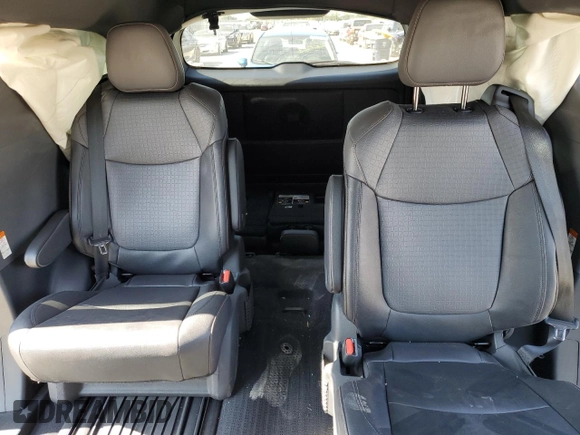 2024 Toyota Sienna LE with VIN 5TDCSKFC7RS130811, listed as a Copart auction lot 75768254 with 7,656 mi miles and Salvage Title. Bid and sale history available at carsss.com. Image 10.