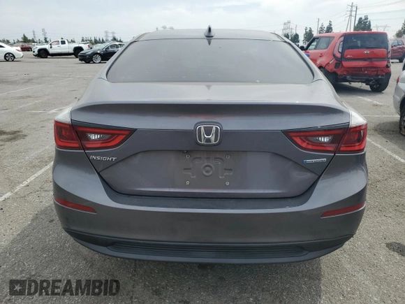 2019 Honda Insight LX with VIN 19XZE4F10KE016855, listed as a Copart auction lot 53174855 with 88,073 mi miles and Salvage Title. Bid and sale history available at carsss.com. Image 6.