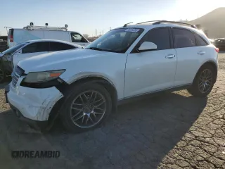 2003 Infiniti FX w/Options with VIN JNRBS08W03X002306, listed as a Copart auction lot 89334335 with 231,326 mi miles and Salvage Title. Bid and sale history available at carsss.com. Image 1.