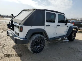 2018 Jeep Wrangler JK Unlimited Sport with VIN 1C4BJWDG9JL876212, listed as a Copart auction lot 45479375 with 79,136 mi miles and Salvage Title. Bid and sale history available at carsss.com. Image 3.