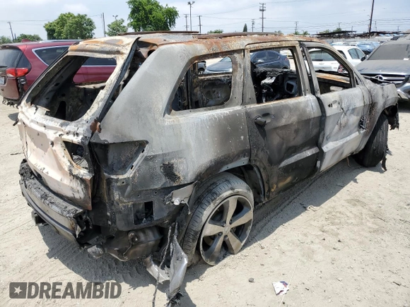 2014 Jeep Grand Cherokee Limited with VIN 1C4RJFBT1EC226438, listed as a Copart auction lot 61998865 with Not provided miles and Non repairable. Bid and sale history available at DreamBid. Image 3.