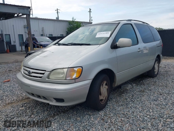 2002 Toyota Sienna LE with VIN 4T3ZF13C92U434076, listed as a IAAI auction lot 42132585 with 243,661 mi miles and . Bid and sale history available at DreamBid. Image 2.