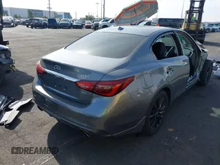 2024 Infiniti Q50 Luxe with VIN JN1EV7BP4RM601527, listed as a IAAI auction lot 41479566 with 1,588 mi miles and . Bid and sale history available at DreamBid. Image 4.