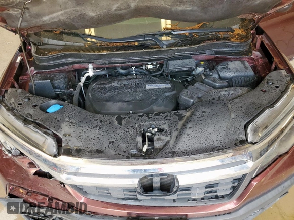 2017 Honda Ridgeline RTL with VIN 5FPYK2F51HB003649, listed as a Copart auction lot 61043865 with 75,453 mi miles and Clean title. Bid and sale history available at DreamBid. Image 11.