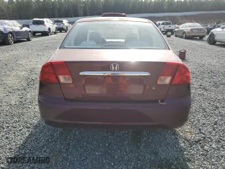 2002 Honda Civic LX with VIN 1HGES16632L034065, listed as a Copart auction lot 84804924 with 130,102 mi miles and Salvage Title. Bid and sale history available at carsss.com. Image 6.